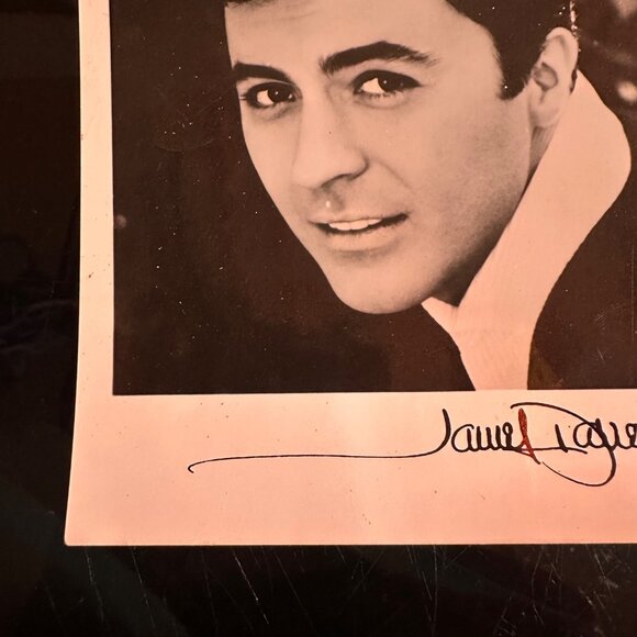 Vintage James Darren Black & White Headshot Fan Photo 5x4 Signed Retro - Picture 8 of 14